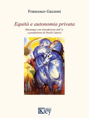 cover image of Equità e autonomia privata